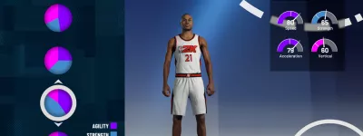 NBA 2K21   CG Demo MyPLAYER Builder Physical Profile ergebnis