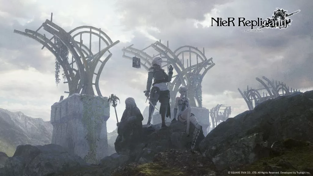 NieRReplicant keyart ll NieRReplicant keyart ll