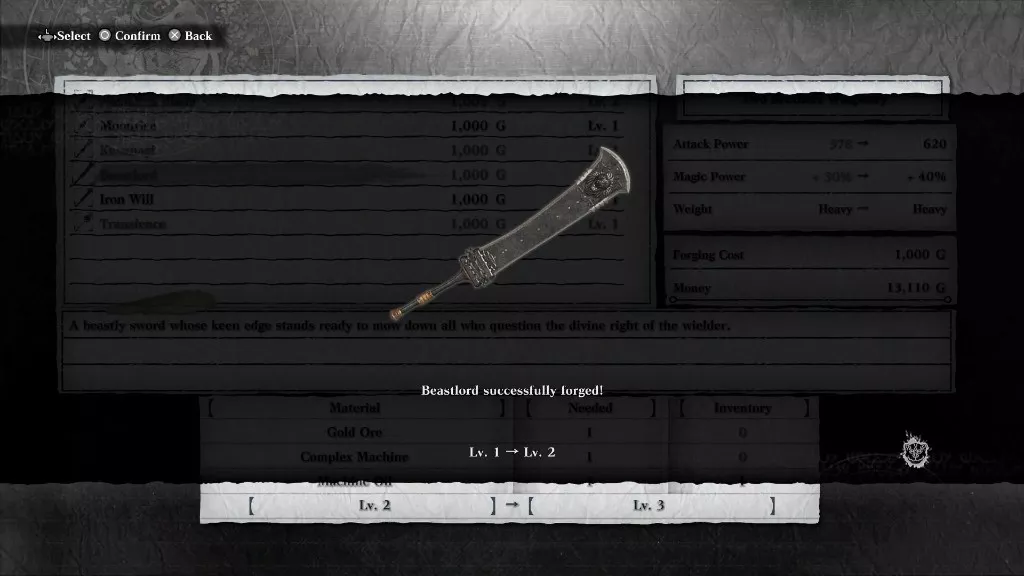 NieRReplicant GAME SYSTEM03 01 WEAPON ENG NieRReplicant GAME SYSTEM03 01 WEAPON ENG