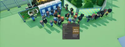 festival tycoon   toilet queue