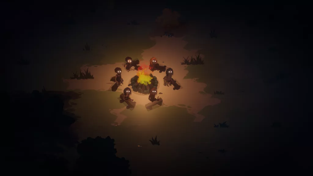 screenshot the tribe must survive around the fire